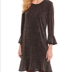 NWT Michael Kors Sparkle Stripe Dress